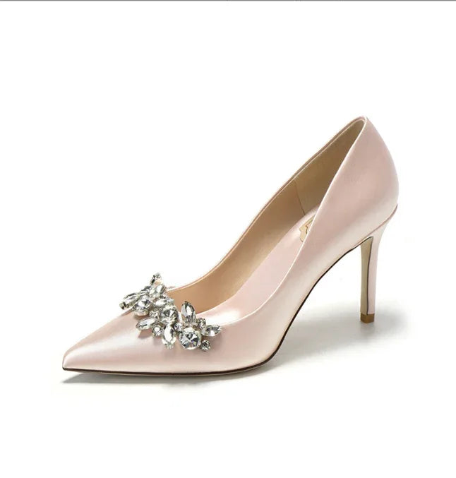 Crystal Bridal Shoes - Cinderella Moment - Junebug Jewels