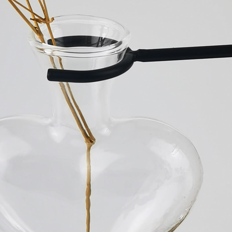 Sweet Nothins' Glass & Wood Display Vase