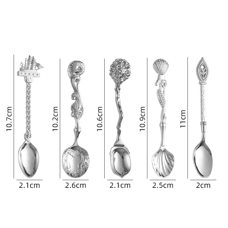 Sweet Sips & Spoonful - Vintage Seaside Dessert Spoon Collection