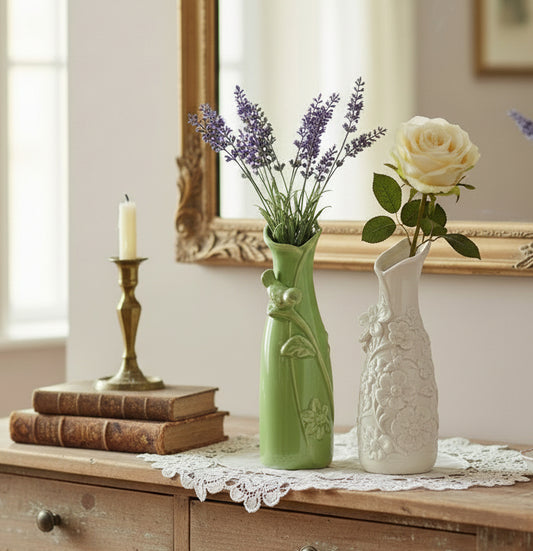 Butterfly Kisses Ceramic Vase - Small But Mighty Sweet