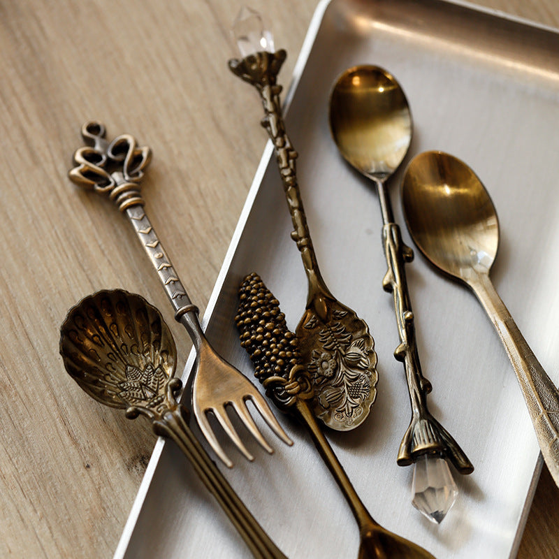 Vintage Garden Party Dessert Spoon Collection