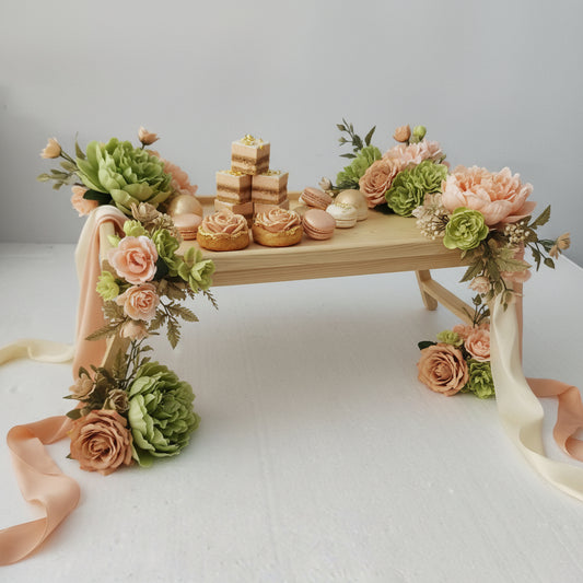 Sweetheart's Folding Wooden Tray