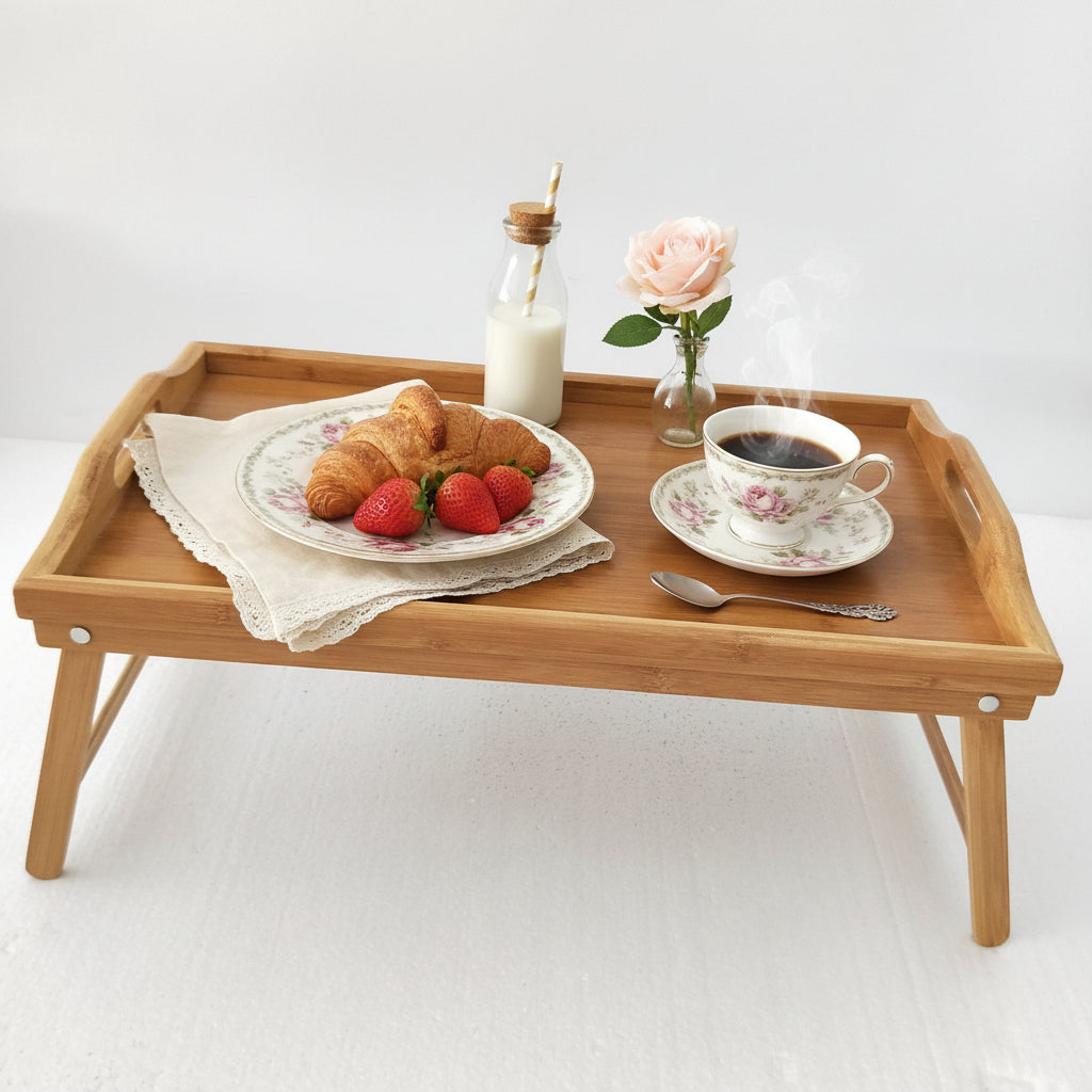 Sweetheart's Folding Wooden Tray