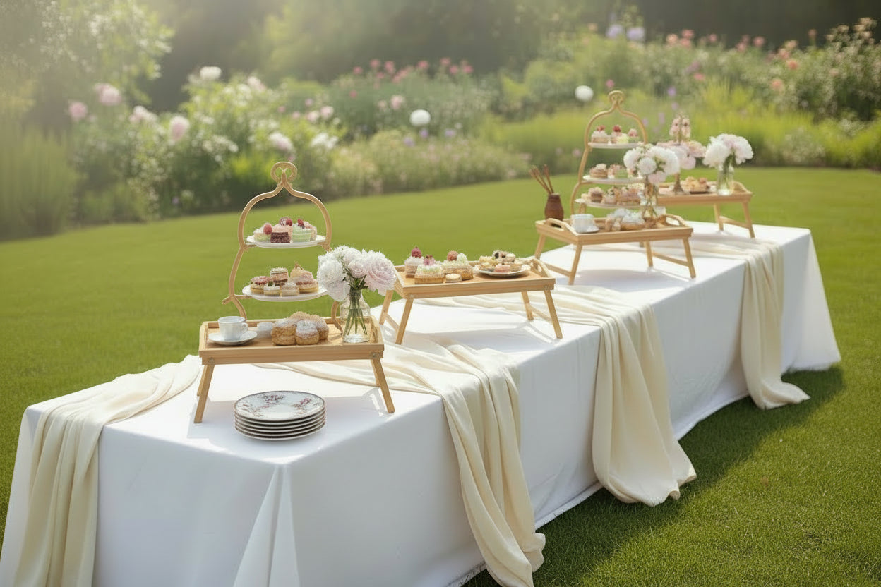 Sweetheart's Folding Wooden Tray