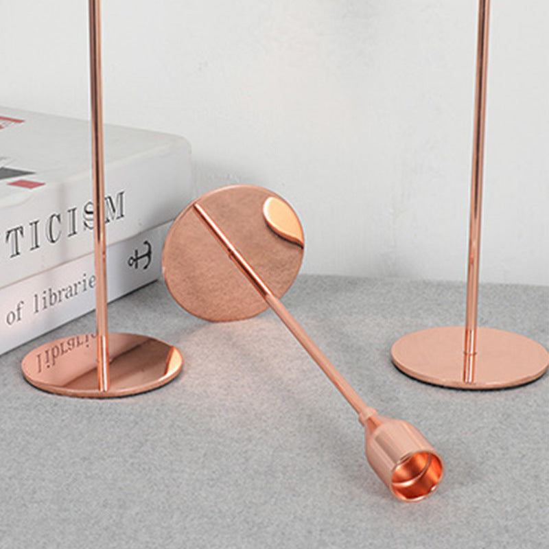 Light the Way Honey - Iron Candlestick Trio