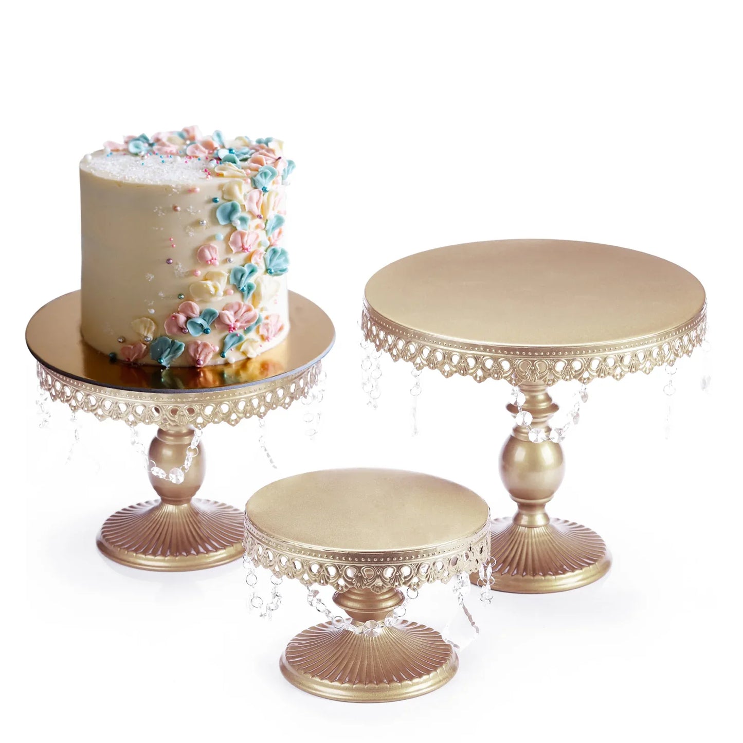 Antique Cake Stand Set - From Country Girl to Bride - Junebug Jewels