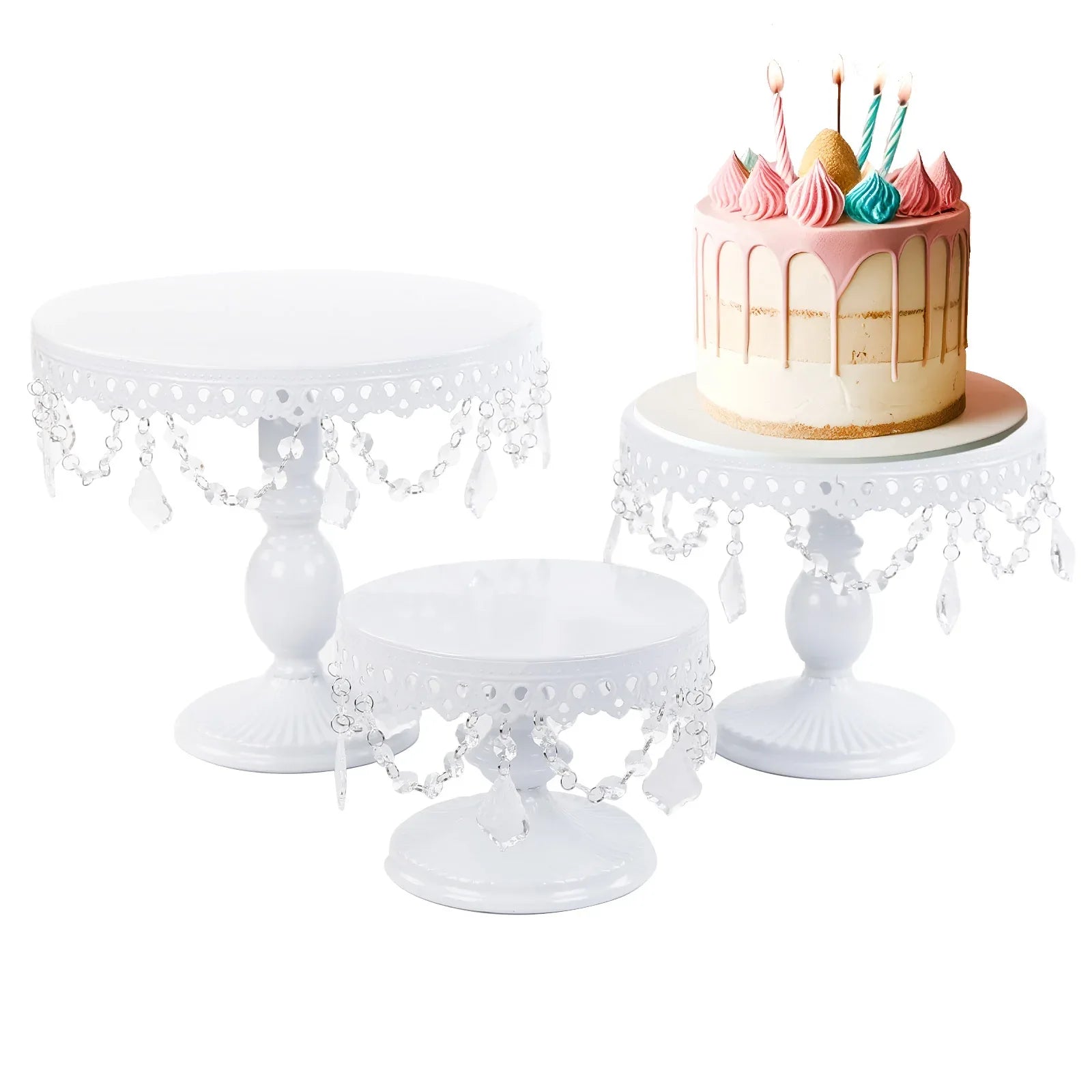 Antique Cake Stand Set - From Country Girl to Bride - Junebug Jewels