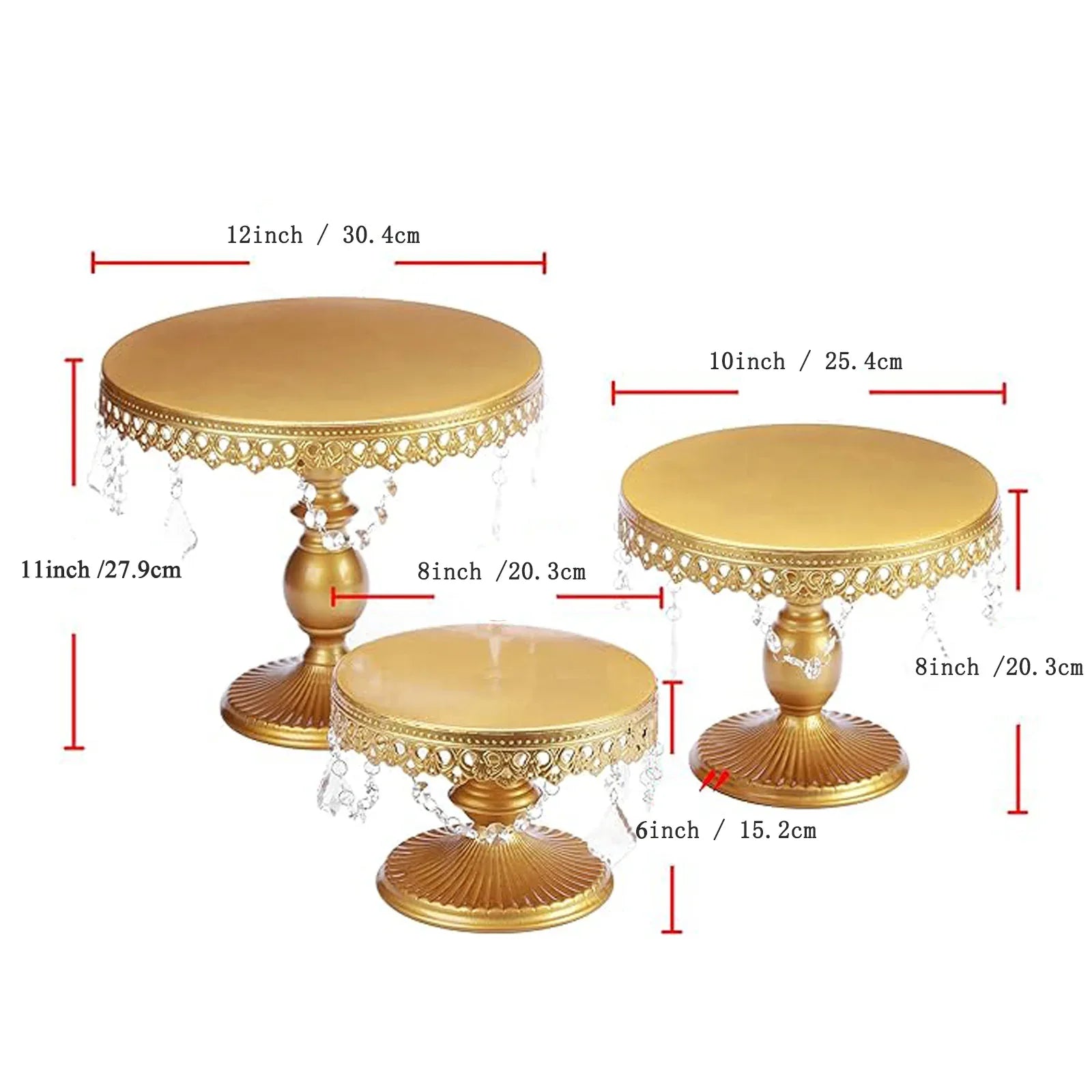 Antique Cake Stand Set - From Country Girl to Bride - Junebug Jewels