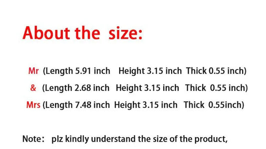 Mr & Mrs Letters - Y'all We Did It! - Junebug Jewels