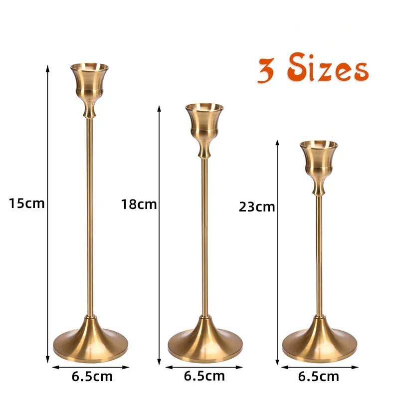 Brass Candle Holder - Fixin' to Get Fancy - Junebug Jewels