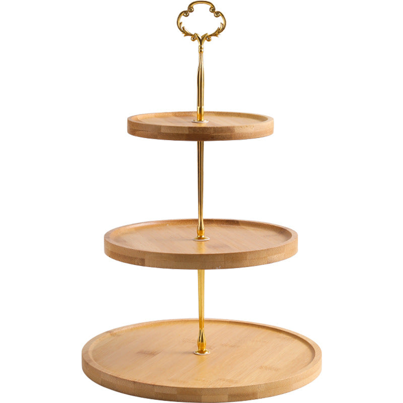 Bamboo Tiered Dessert Stand - Garden Party Display