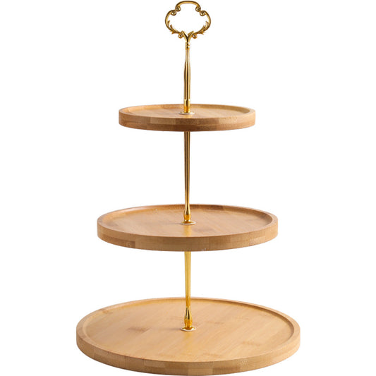 Bamboo Tiered Dessert Stand - Garden Party Display