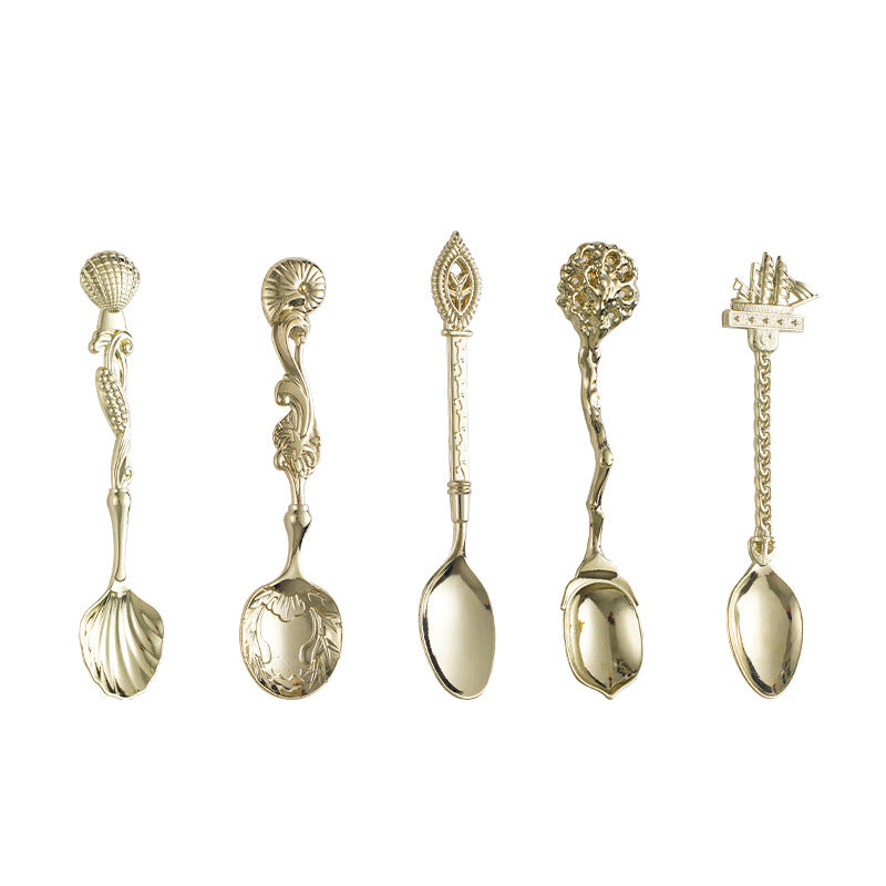 Sweet Sips & Spoonful - Vintage Seaside Dessert Spoon Collection