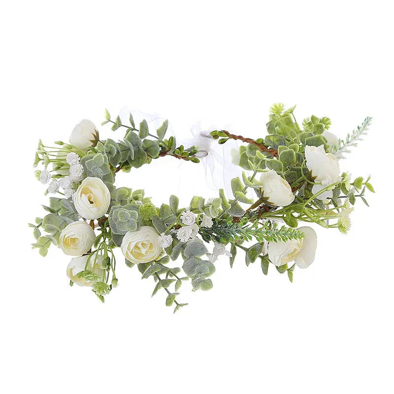 Flower Crown - Beach Bride Beauty - Junebug Jewels