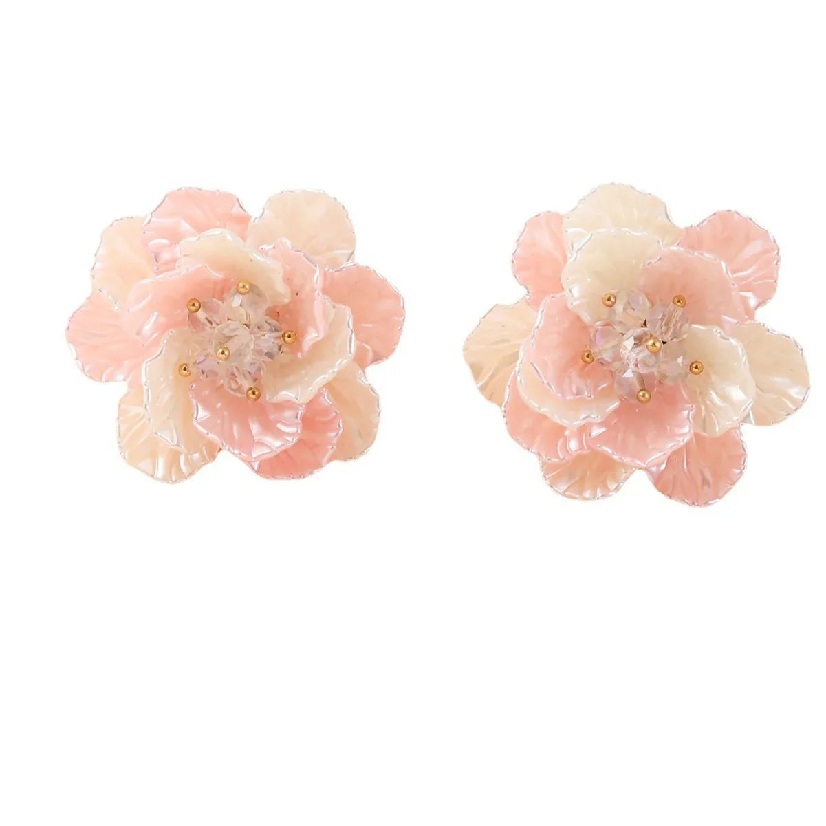 Sweet as a Button Woven Flower Earrings - Vintage Charm - Junebug Jewels