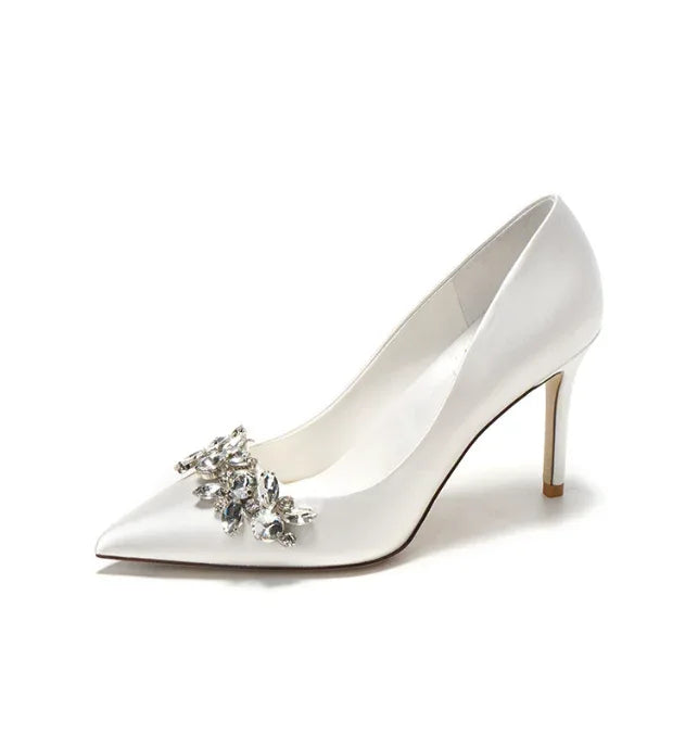 Crystal Bridal Shoes - Cinderella Moment - Junebug Jewels