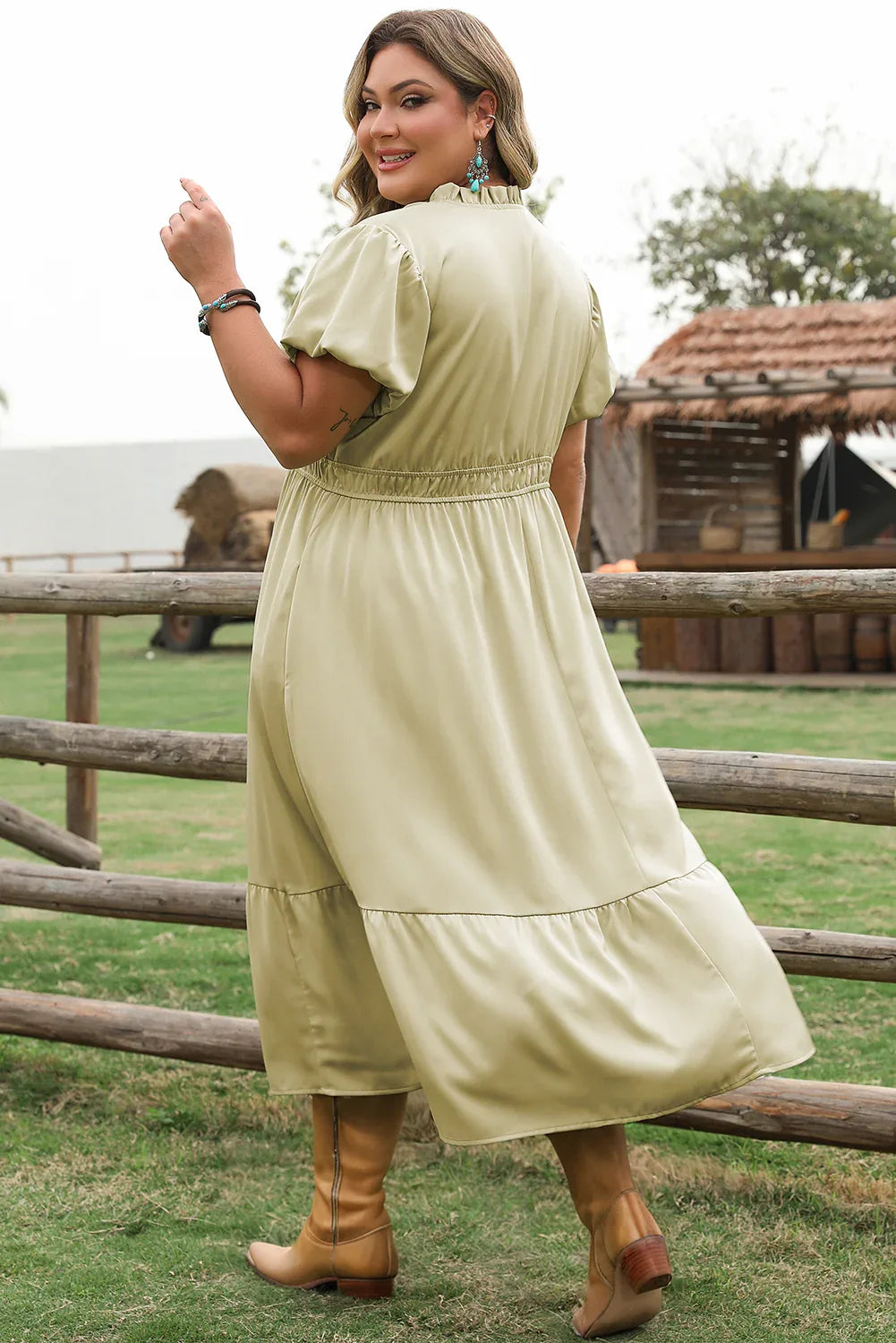 Laurel Green Maxi Dress - Luscious Little Lady - Junebug Jewels