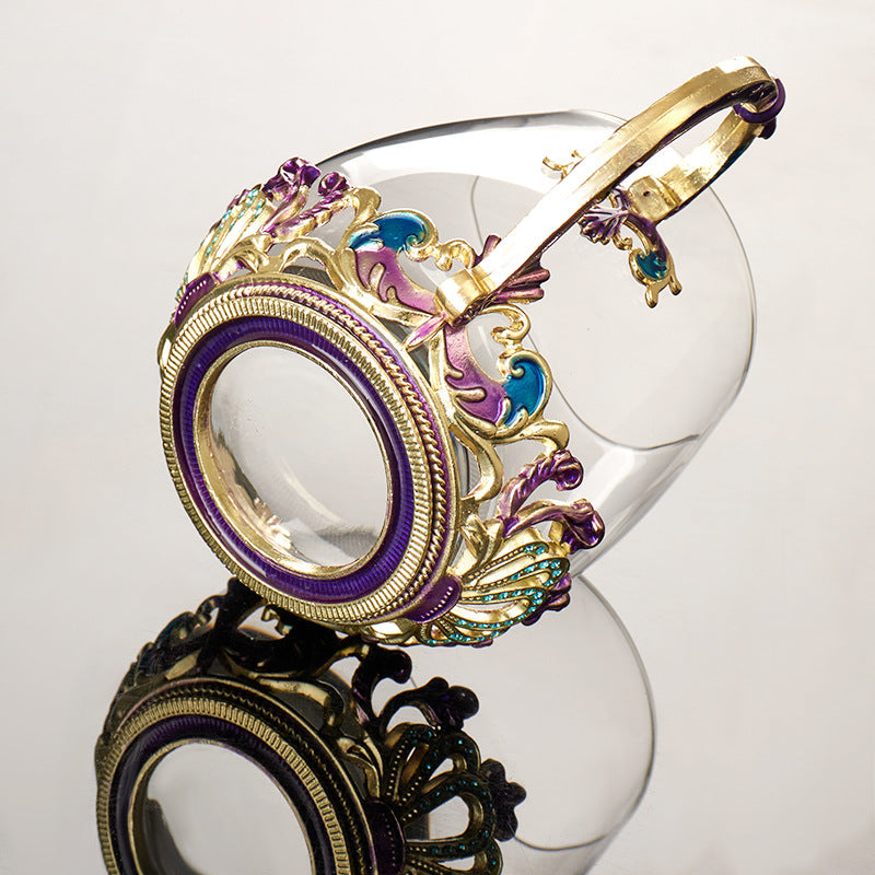 Gilded & Gorgeous - Crystal Tea Cup with Gold Accents