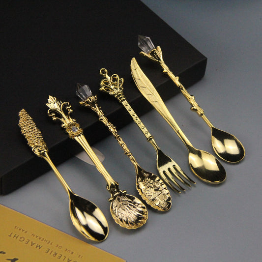 Court & Spark - Vintage Jam & Dessert Spoon Set