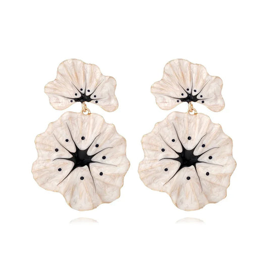 Painted Up Like A Daisy Earrings - Junebug Jewels