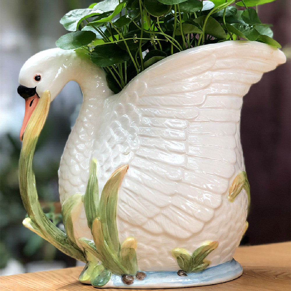 Mother's Love & Swan Songs - Ceramic Vase