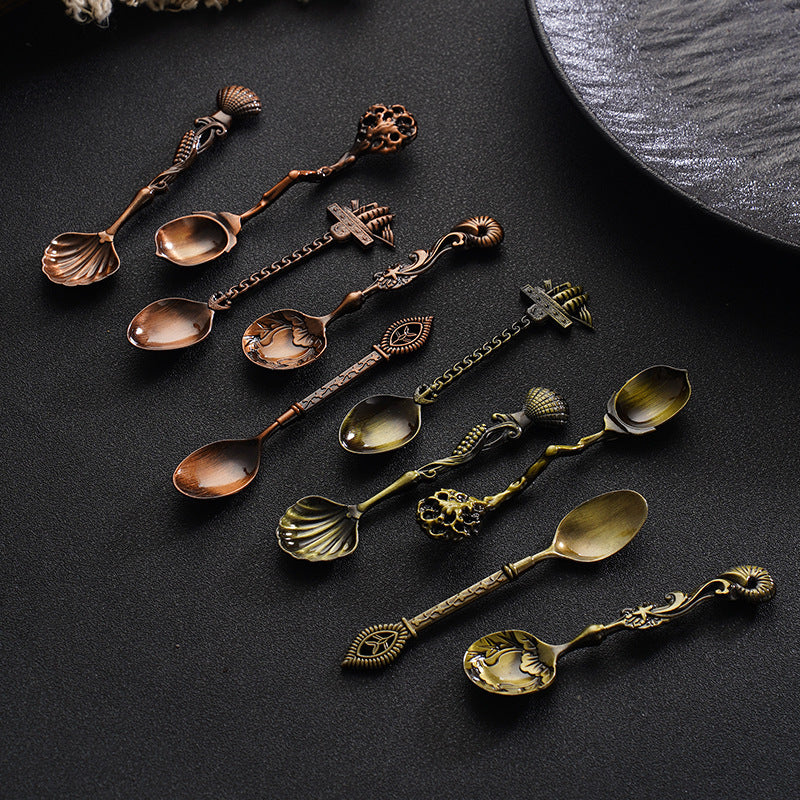 Sweet Sips & Spoonful - Vintage Seaside Dessert Spoon Collection