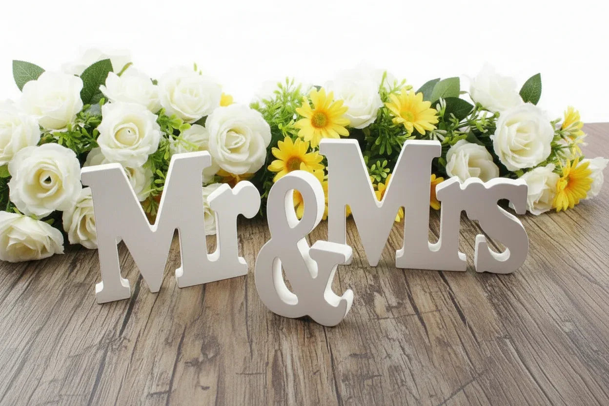Mr & Mrs Letters - Y'all We Did It! - Junebug Jewels