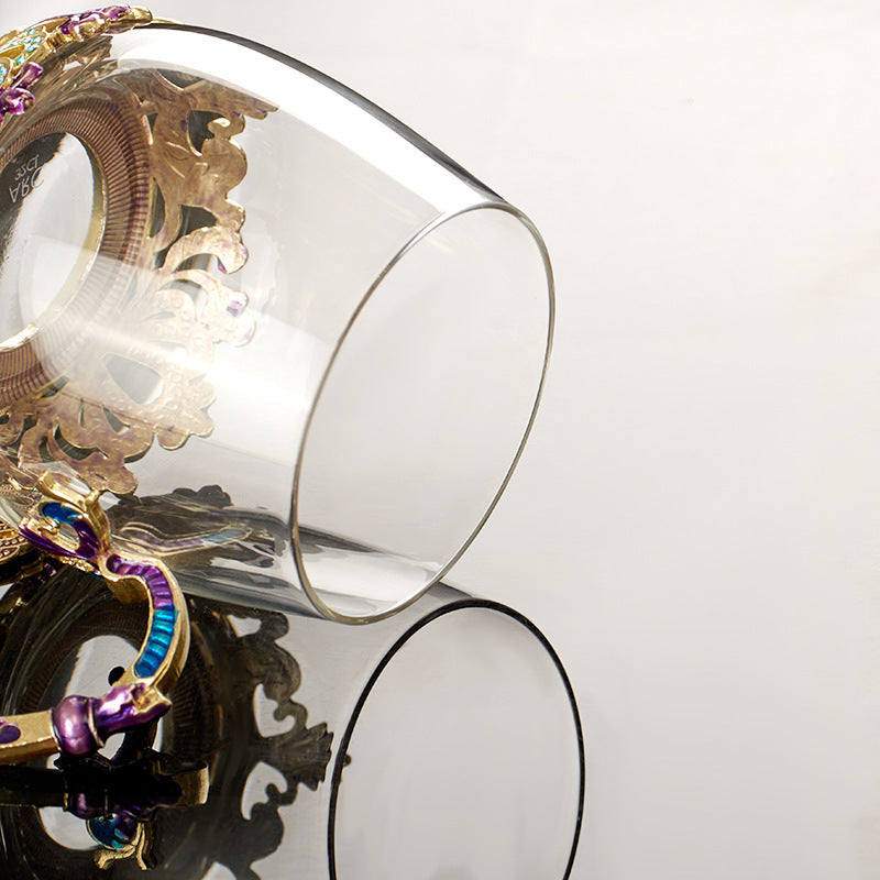 Gilded & Gorgeous - Crystal Tea Cup with Gold Accents