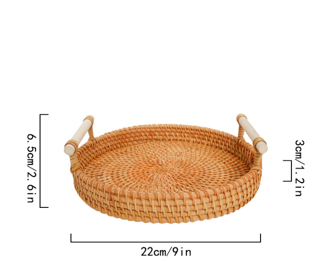 Rattan Serving Tray - Picnic Perfect