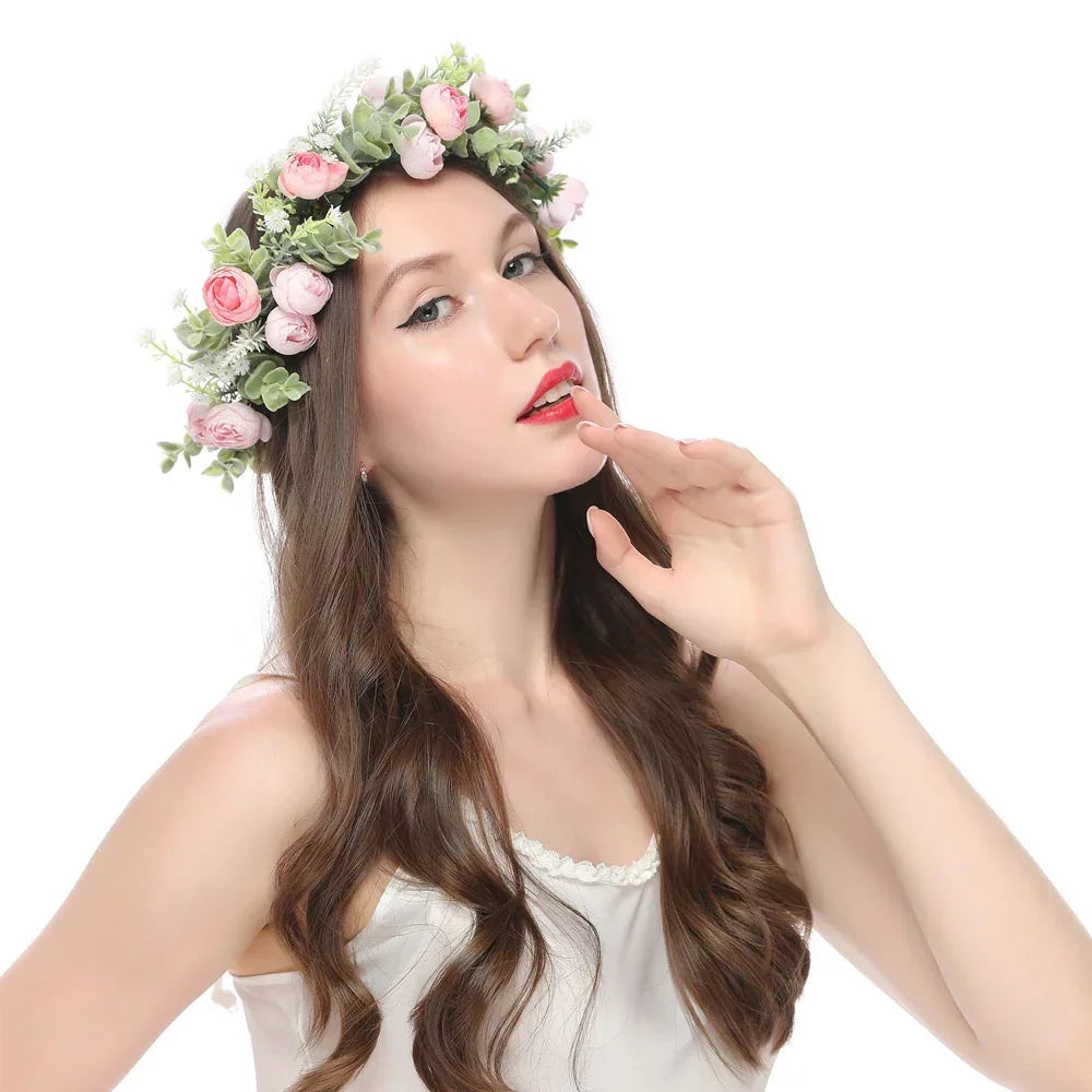 Flower Crown - Beach Bride Beauty - Junebug Jewels