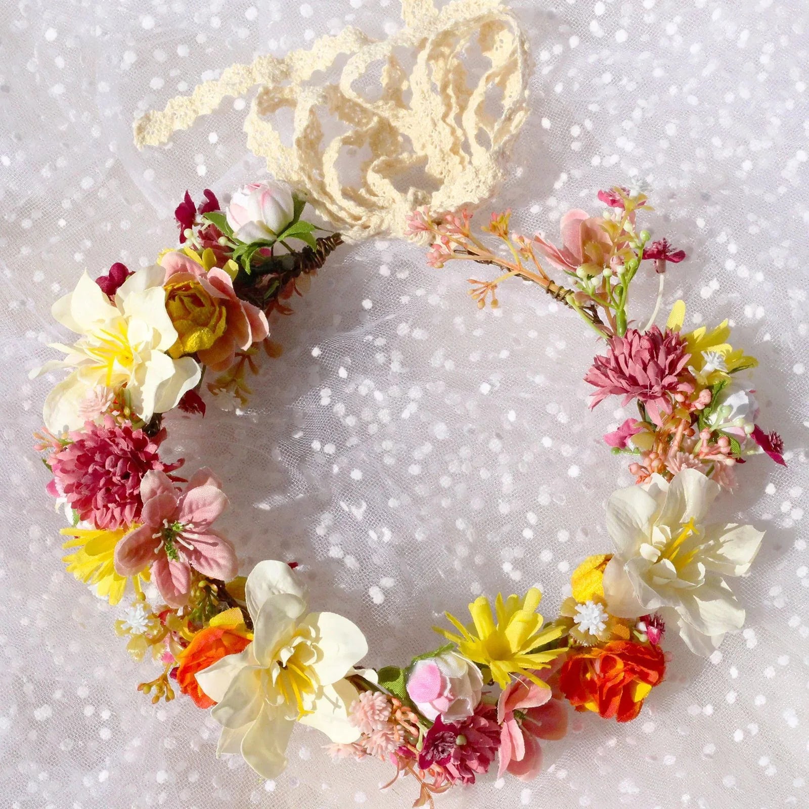 Whimsical Flower Crown - Bless Your Heart Beautiful - Junebug Jewels