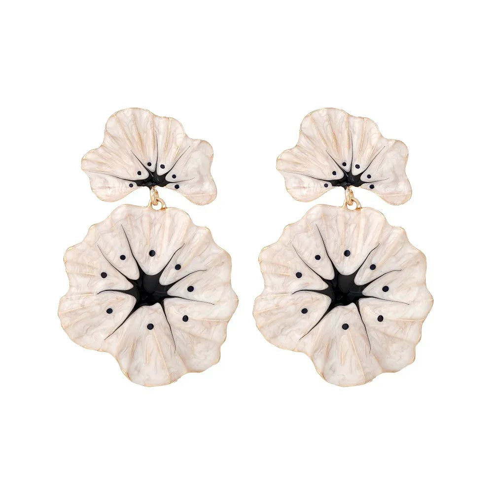 Painted Up Like A Daisy Earrings - Junebug Jewels