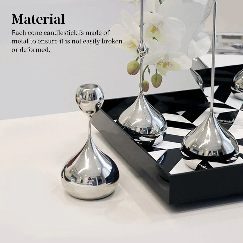 Silver Candelabra - Fancy Schmancy Candlelight - Junebug Jewels