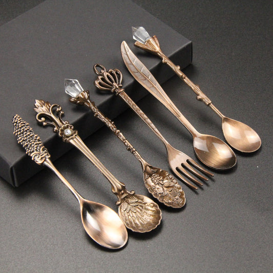 Court & Spark - Vintage Jam & Dessert Spoon Set