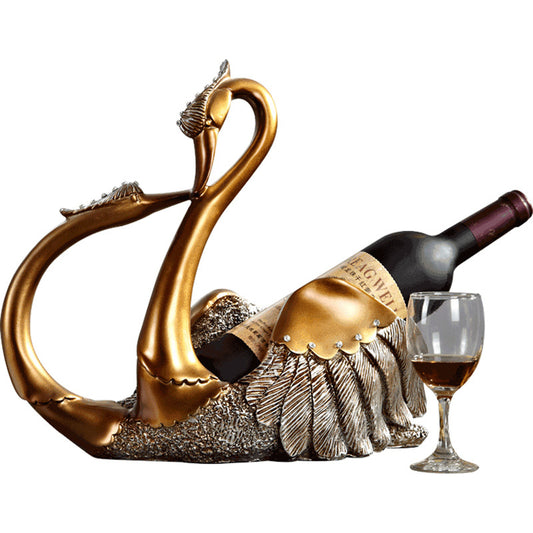 Pour Decisions & Pretty Birds - Swan Wine Rack