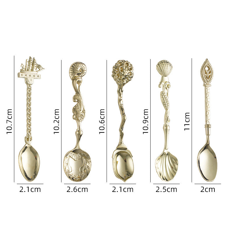 Sweet Sips & Spoonful - Vintage Seaside Dessert Spoon Collection