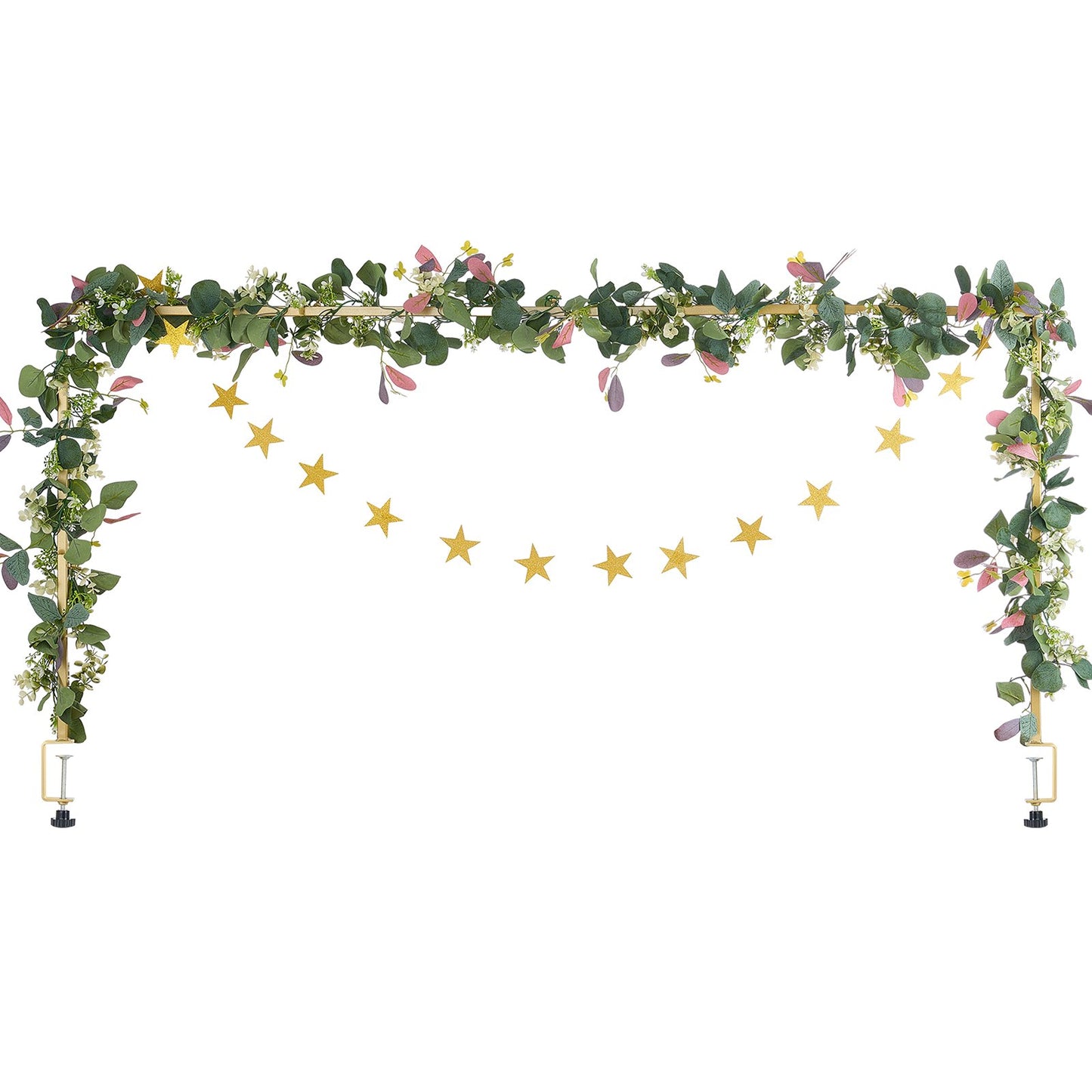 Whimsical Garden Dreams - Floral Table Arch Stand