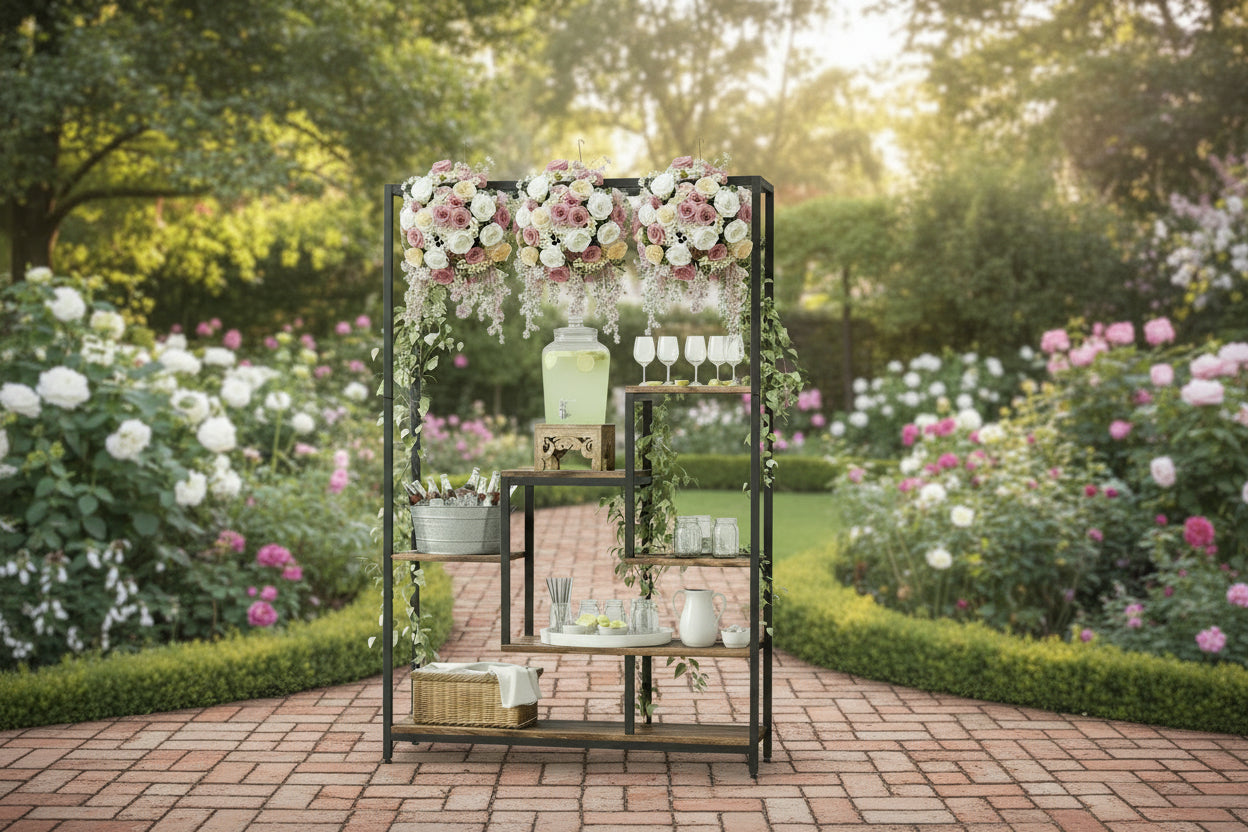 Tiered Soiree Beverage Garden Party Stand