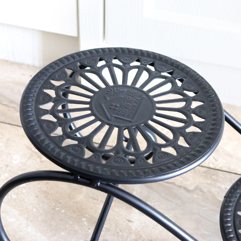 Two-Tier Metal Serving Stand -Tablescape Display for Garden Parties & Weddings