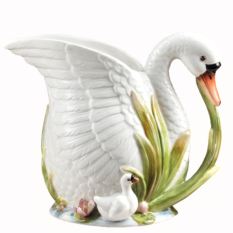 Mother's Love & Swan Songs - Ceramic Vase