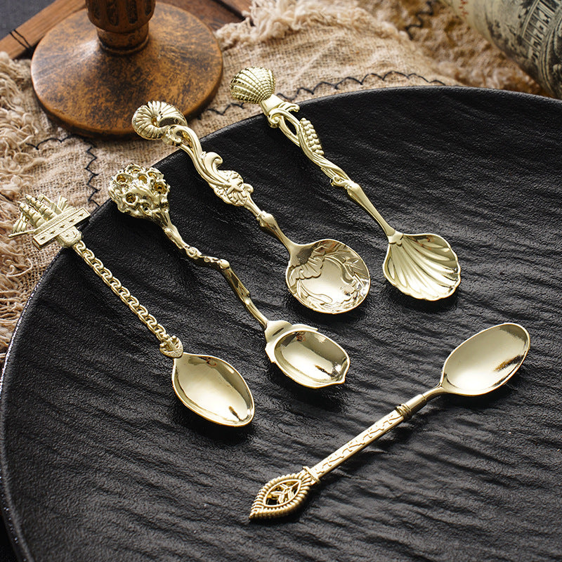 Sweet Sips & Spoonful - Vintage Seaside Dessert Spoon Collection